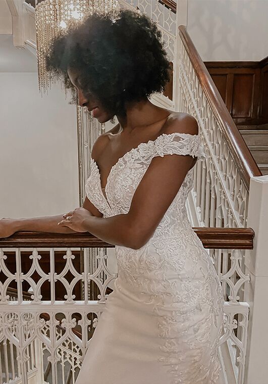 Essense of Australia D3247 Fit-and-Flare Wedding Dress - 4