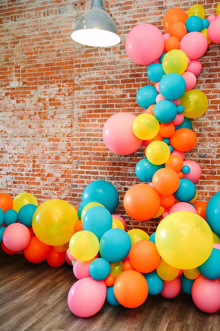Reception Balloon Display at the Unique Space in Los Angeles, California