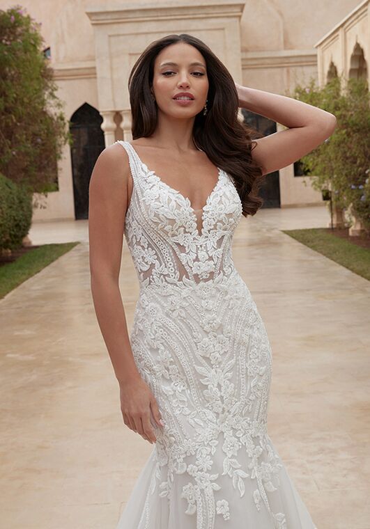 Sincerity Bridal 44426 Mermaid and Trumpet Wedding Dress - 2