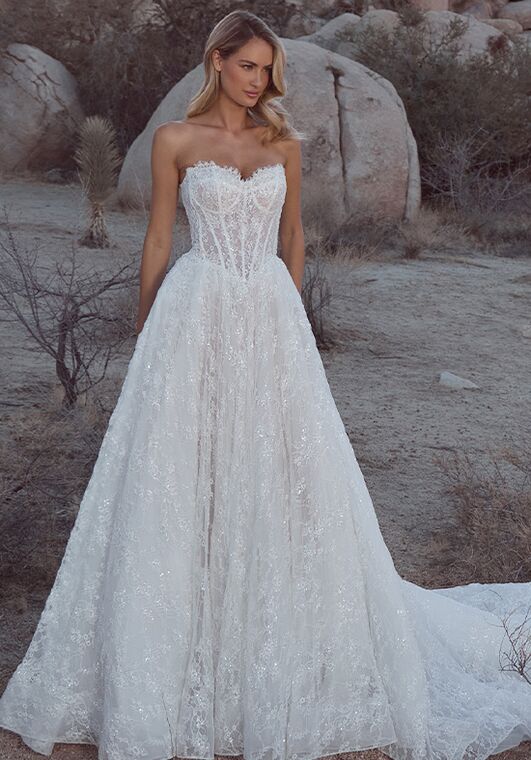 Calla Blanche 126105 Bianca A-Line Wedding Dress - 2