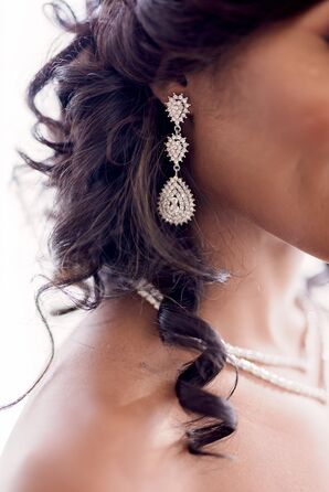 Teardrop Chandelier Diamond Earrings
