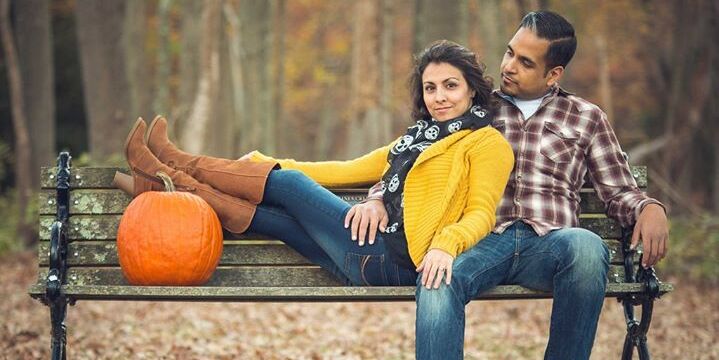 Justina & Avinash  Home Page Banner