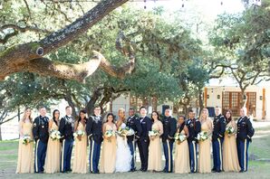 Wedding Party at The Ivory Oak in Wimberley, Texas