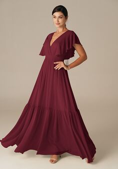 AW Bridal AW Lars Dress V-Neck Bridesmaid Dress