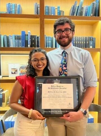 Picture of ...And his fellowship graduation!