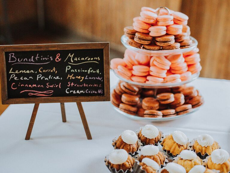 Dessert table idea for bridal shower. 