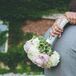 Ivory and Pink Bouquet with Garden Roses