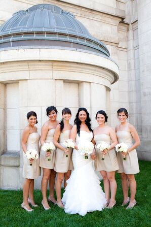 Champagne Bridesmaid Dresses