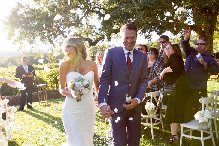 Post-Ceremony Petal Toss