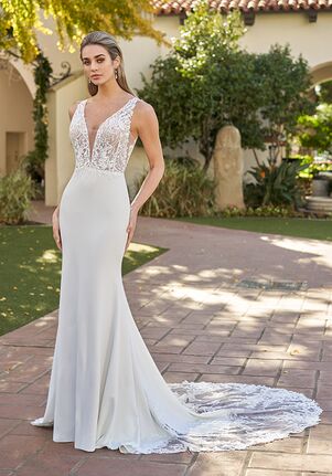 Jasmine Couture Skye Fit-and-Flare Wedding Dress