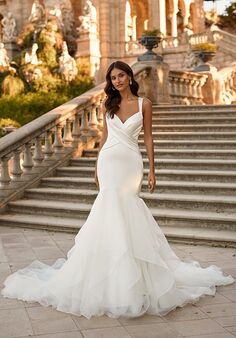 Moonlight Couture H1523 Mermaid Wedding Dress