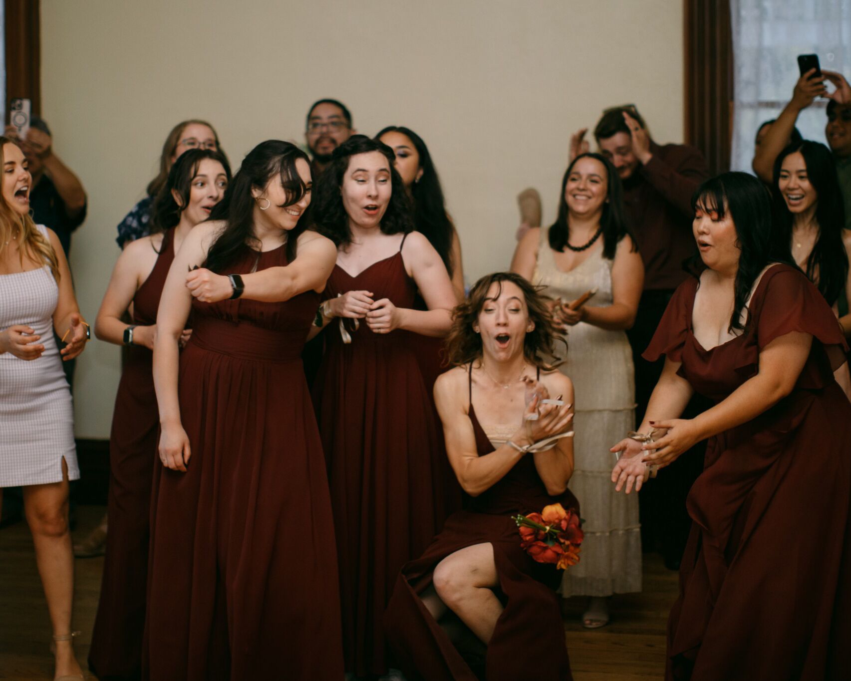 Picture of Catching the bouquet!