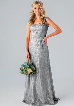 Kennedy Blue Sawyer Off the Shoulder Bridesmaid Dress