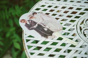 Antique Fan Favors