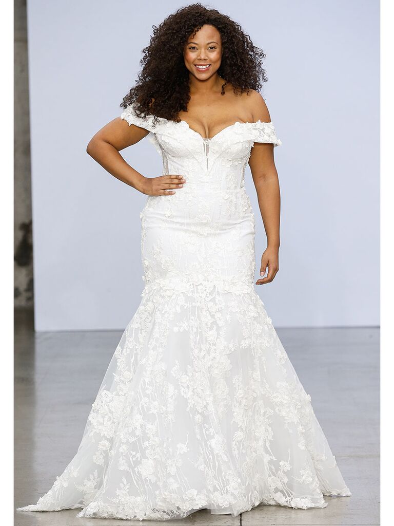 Pnina Tornai Fit-and-Flare Wedding Dress