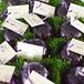 Glass Ornament Escort Cards