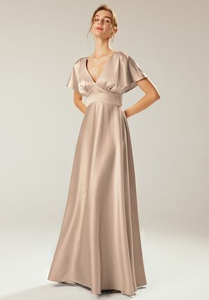 AW Bridal AW Nora Dress V-Neck Bridesmaid Dress