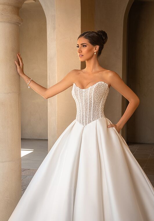 KITTY CHEN AMALIA, H2521 Ball Gown Wedding Dress - 5