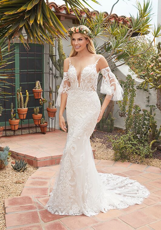 Beloved by Casablanca Bridal BL379 Bea Fit-and-Flare Wedding Dress - 4