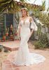 Beloved by Casablanca Bridal BL379 Bea Fit-and-Flare Wedding Dress - thumbnail - 4
