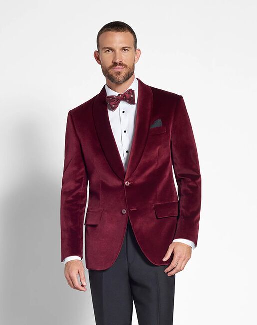 The Black Tux Ruby Velvet Jacket Tuxedo Wedding Tuxedo | The Knot