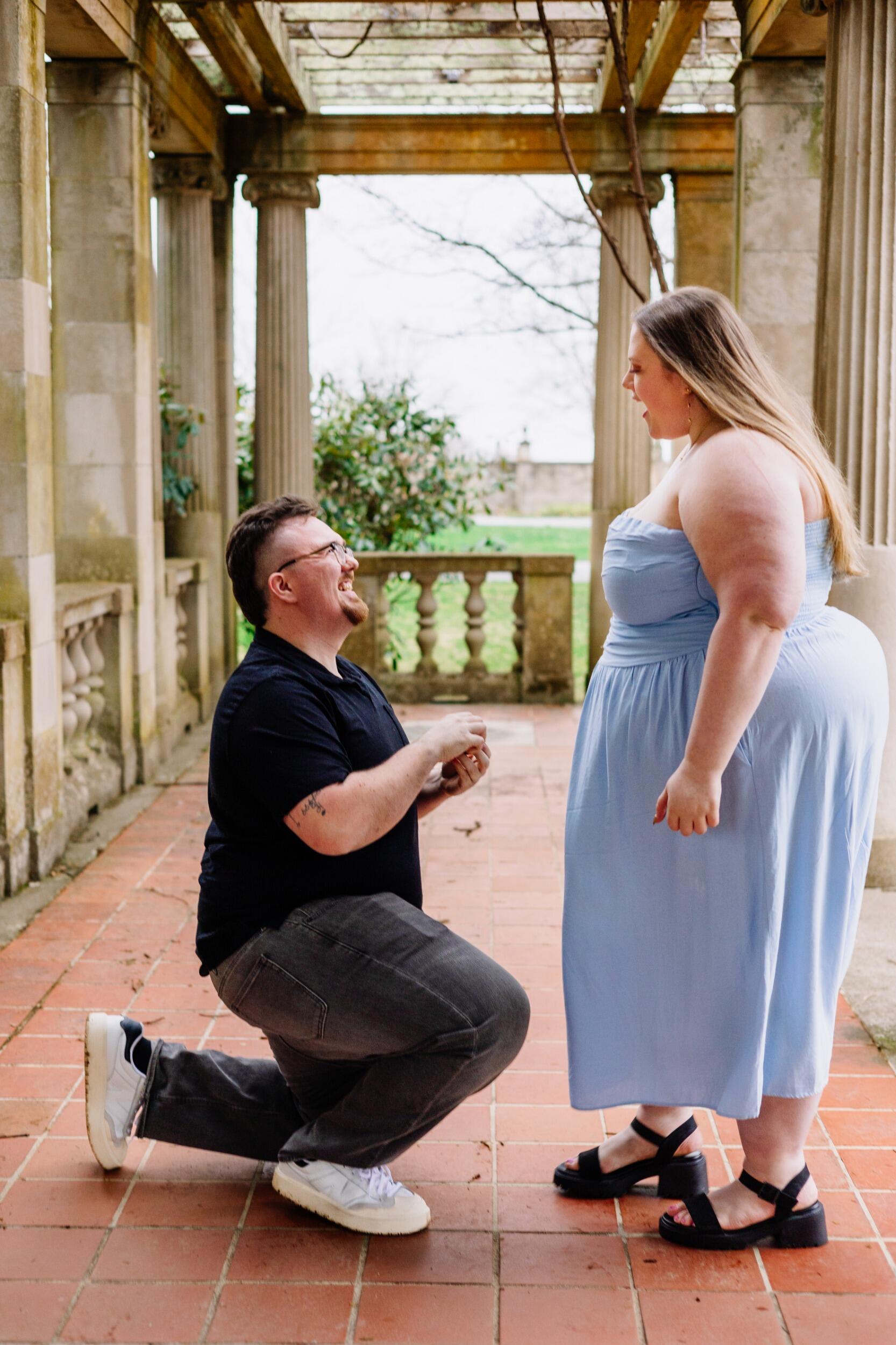 Surprise! Rich proposed!