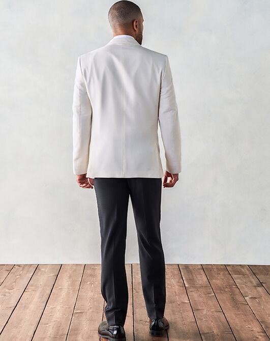 The Black Tux White Dinner Jacket Tuxedo Ivory Tuxedo - 2