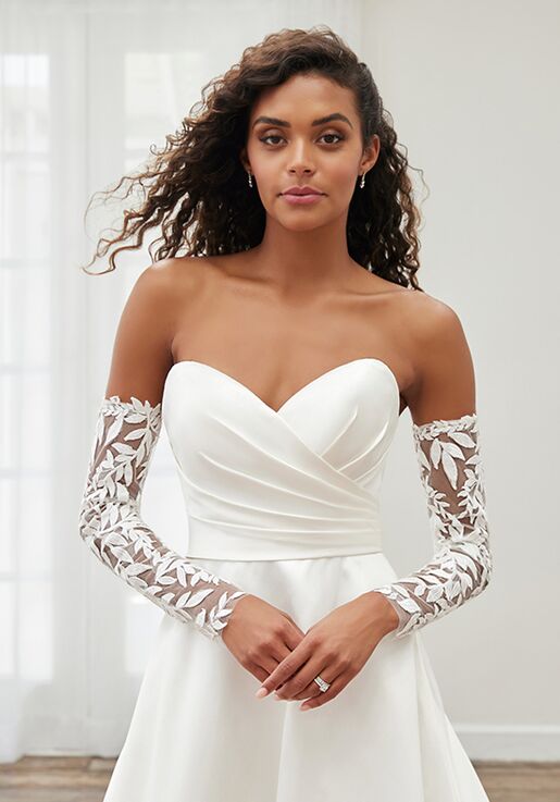 Adrianna Papell Platinum 31254 Ball Gown Wedding Dress - 4