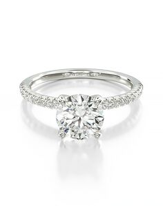 James Allen Round Cut Engagement Ring