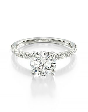 James Allen Round Cut Engagement Ring