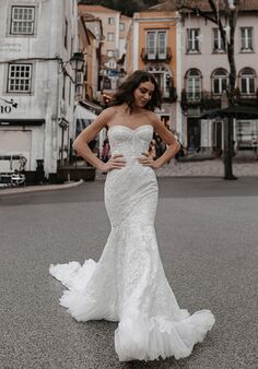 Abella Liliana- E454 Fit-and-Flare Wedding Dress