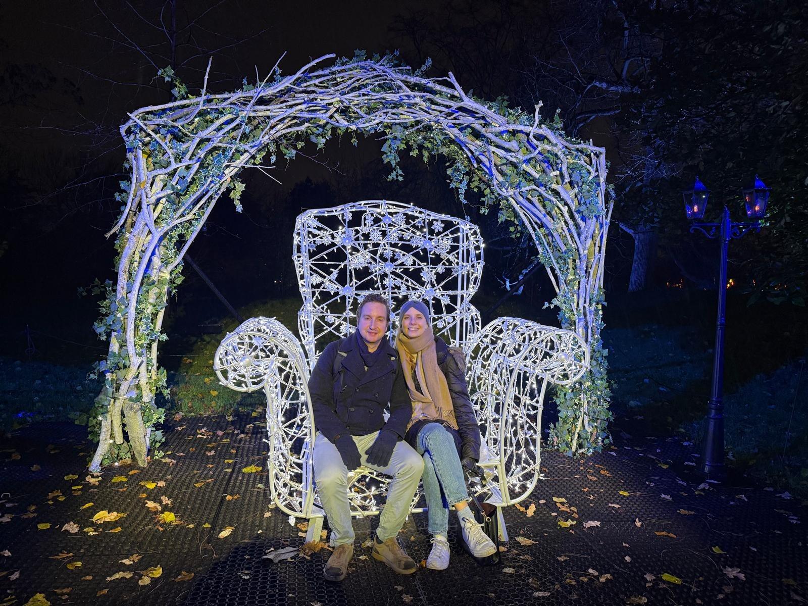 Kew Garden Christmas lights