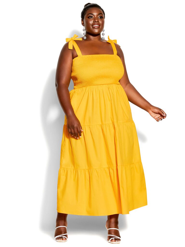 25 Plus-Size Wedding Guest Dresses for Year Round