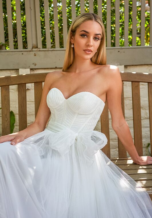 Jasmine Couture Nadia A-Line Wedding Dress - 2