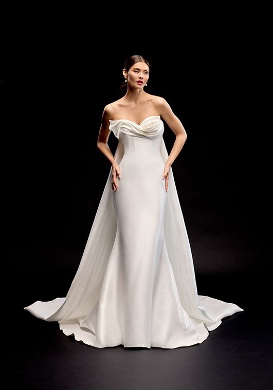 Justin Alexander Signature Yue Fit-and-Flare Wedding Dress - 5
