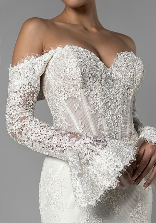 Martina Liana Luxe LE1427 Fit-and-Flare Wedding Dress - 2