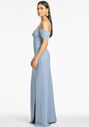 Sachin & Babi Brittany Gown - Slate Blue Sweetheart Bridesmaid Dress - thumbnail - 2