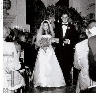 For a year after being introduced by a mutual friend, Amy Peck and Roger Horton kept bumping into each other without ever going on a date. Roger, being very British and therefore very proper, finally asked me out in December of 2001, Amy says. The following year, Amy went to England with Roger to meet his family. The Horton clan was one that made me feel like I was with my own family, remembers Amy. That's when I knew.  The Bride Amy Peck The Groom Roger Horton The Date September 20  Back in Houston, Roger took Amy to their restaurant and after a five-course meal, he proposed. Then two friends arrived with champagne and blindfolded Amy. When the blindfold came off, Amy was in Roger's house surrounded by family and friends. He had even flown my sister in from Boston, remembers Amy. It was the best night of my life!