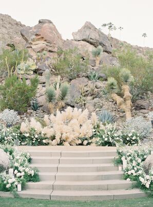 Romantic Desert Ceremony Stage