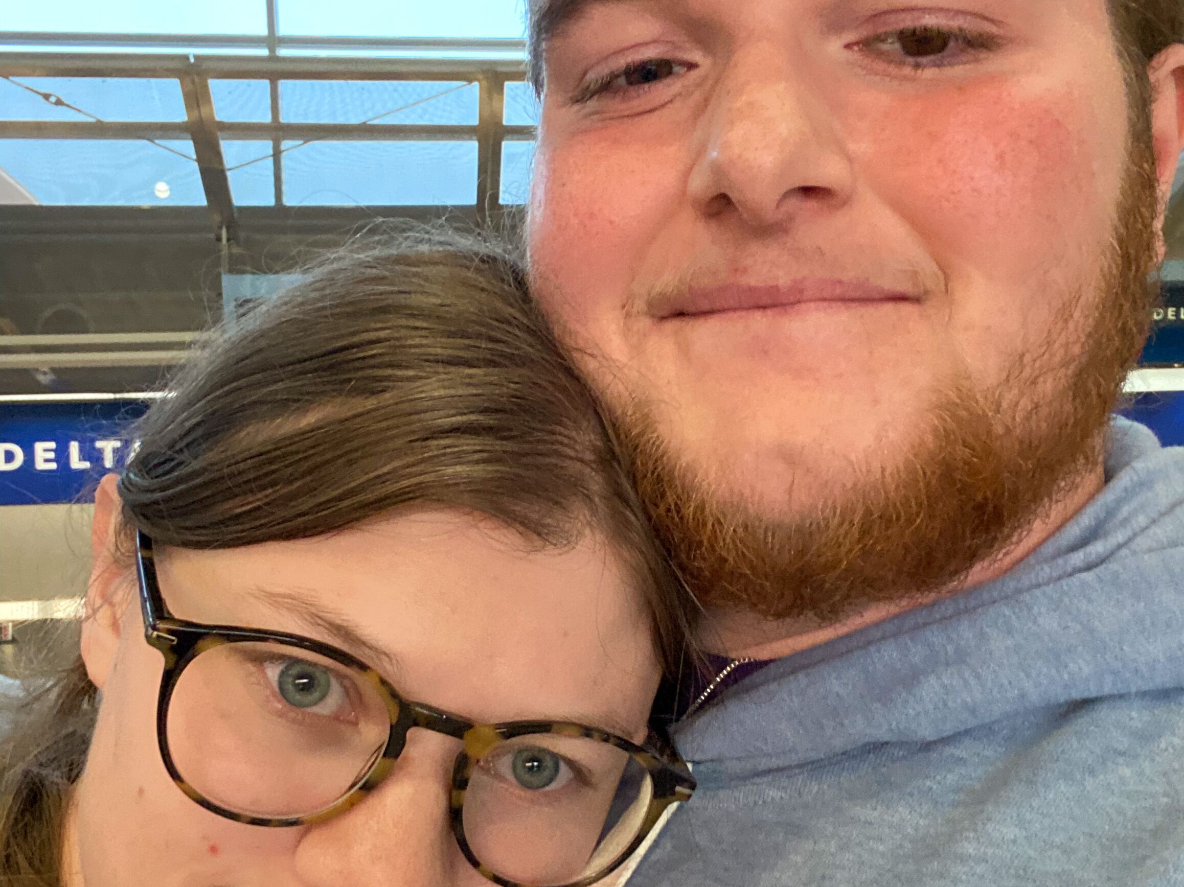 Picture of Abby leaves for Rome for 3 months