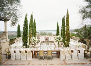 Tuscan-Inspired Outdoor Reception