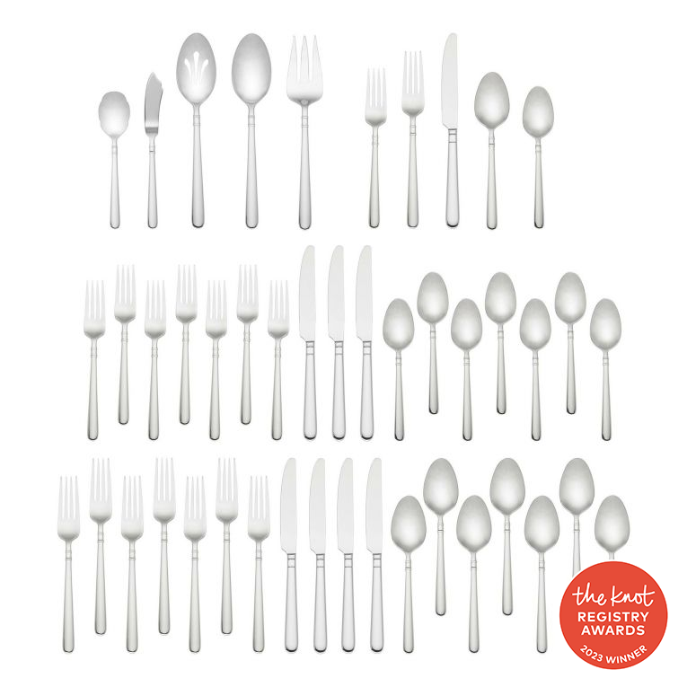 Kate Spade Carlton Street 45-Piece Flatware Set for your wedding registry