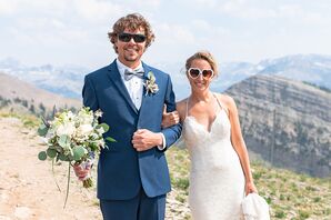 Couple Hosting Wedding in the Teton Mountains
