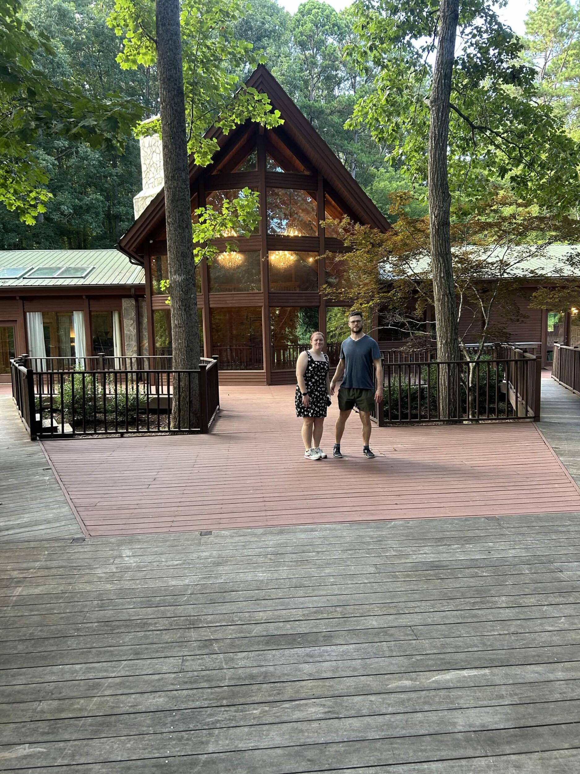 They find the wedding venue of their cozy wedding dreams, and work together to plan their wedding in October 2026.