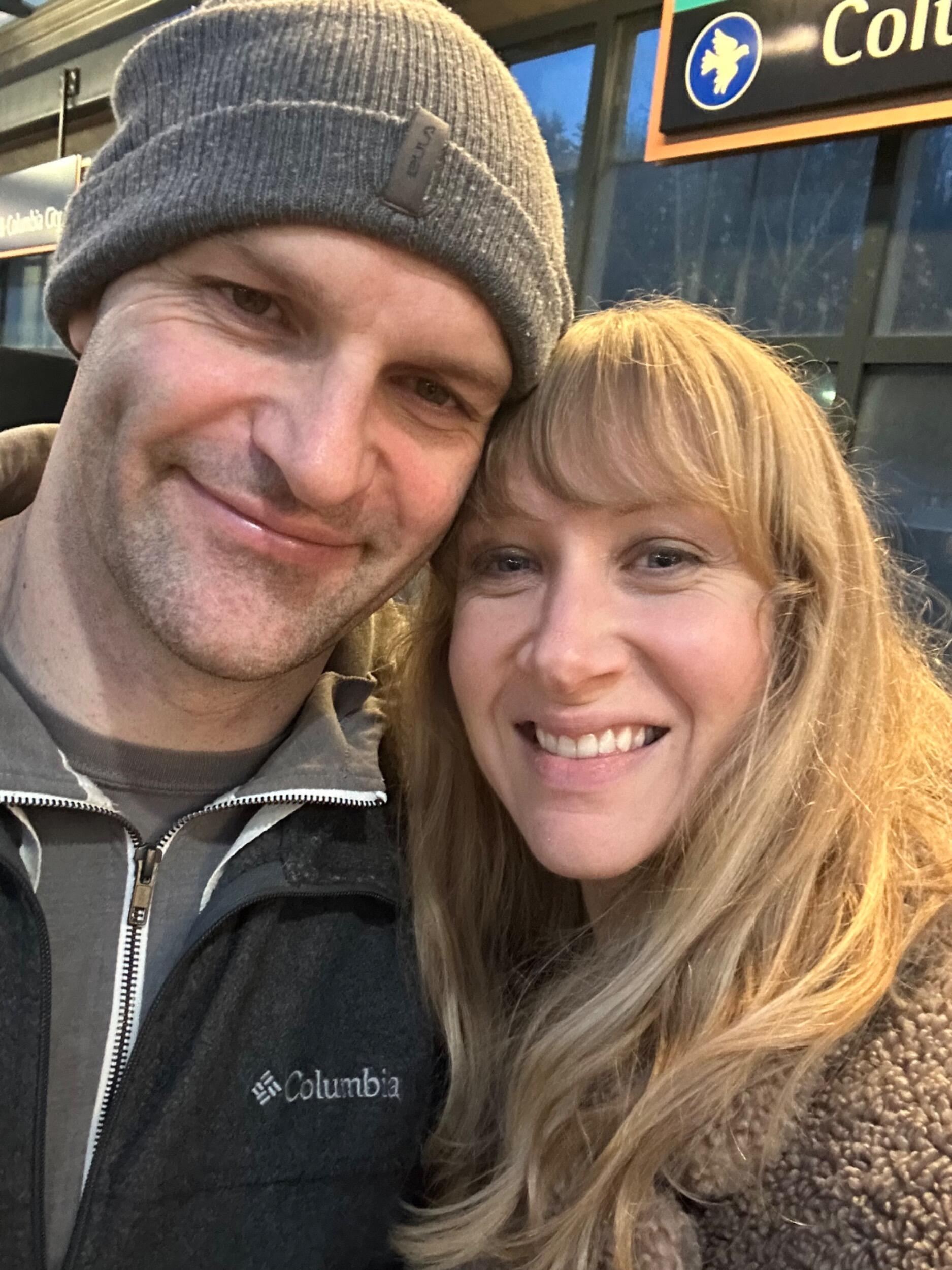 We've learned we love traveling together (on the way to NYC here). 