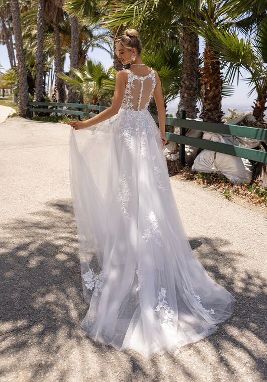 Moonlight Tango T208 A-Line Wedding Dress - 2