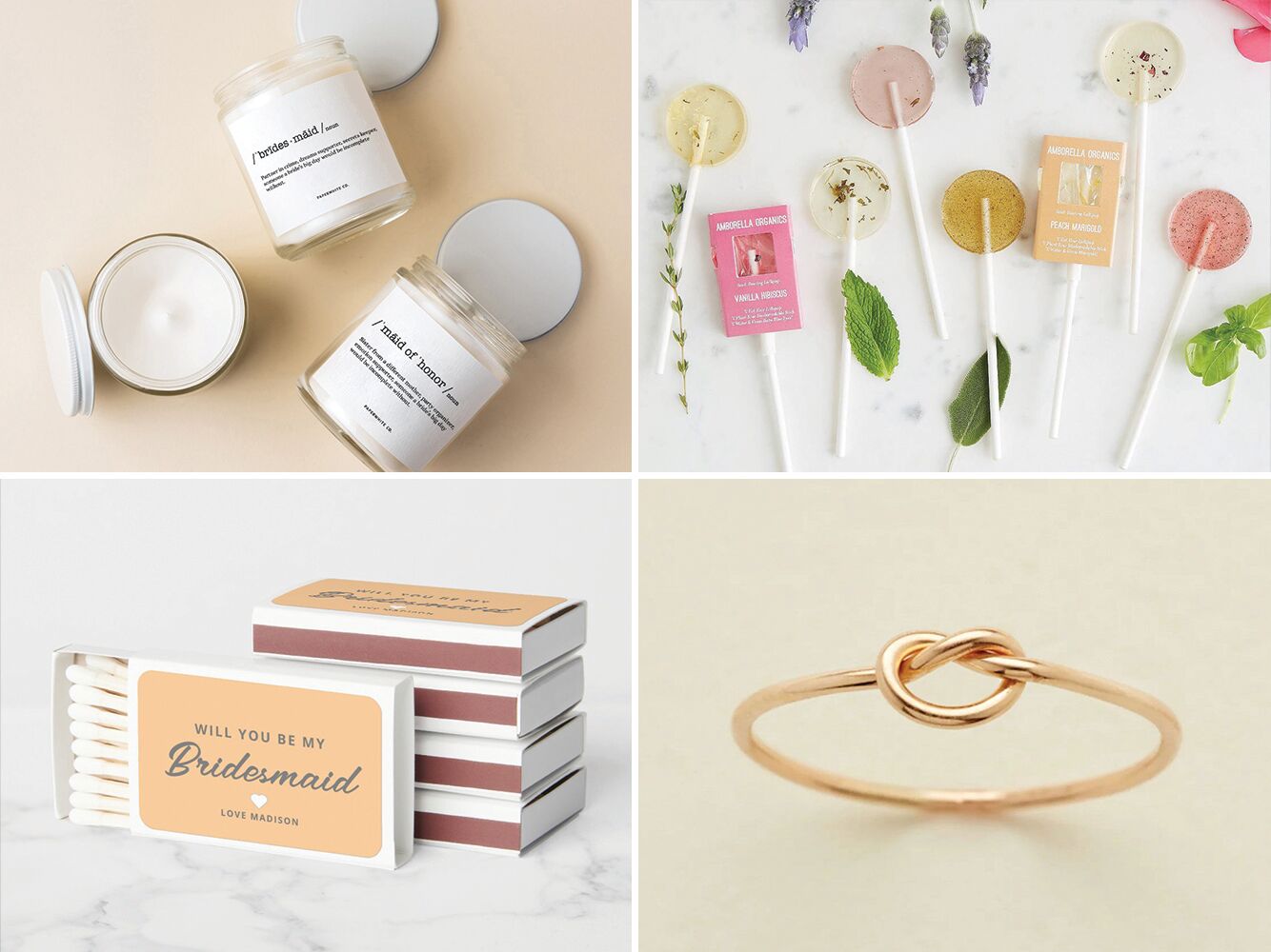 50 Bridesmaid Gift Ideas Your Girls Will Love!