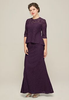 AW Bridal AW Jennifer Dress Purple Mother Of The Bride Dress