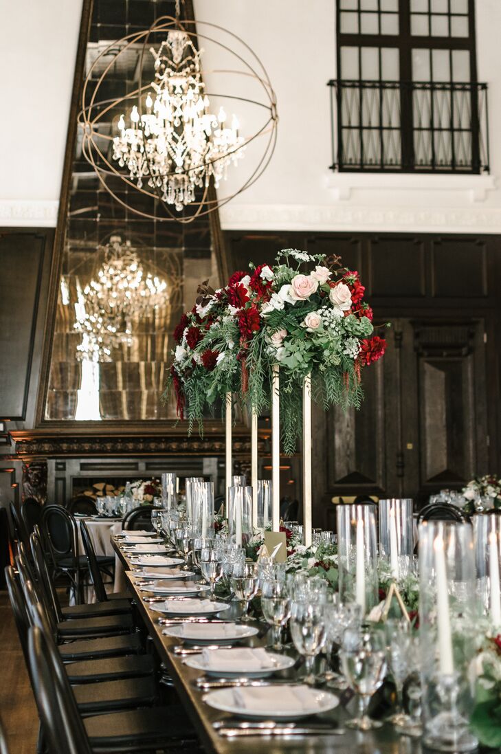 Geometric Chandeliers and Tall Cascading Centerpieces