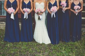 Joanna August Navy Bridesmaid Dresses